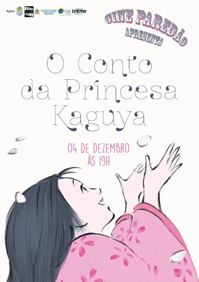 Cine Paredão exibe filme de animação japonês "O Conto da Princesa Kaguya"