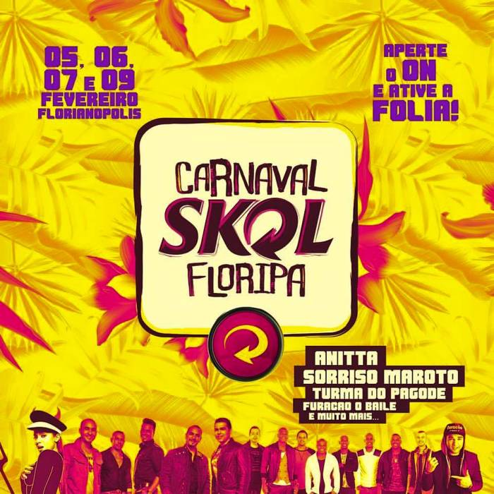 Atrações gratuitas do Carnaval Skol Floripa 2016