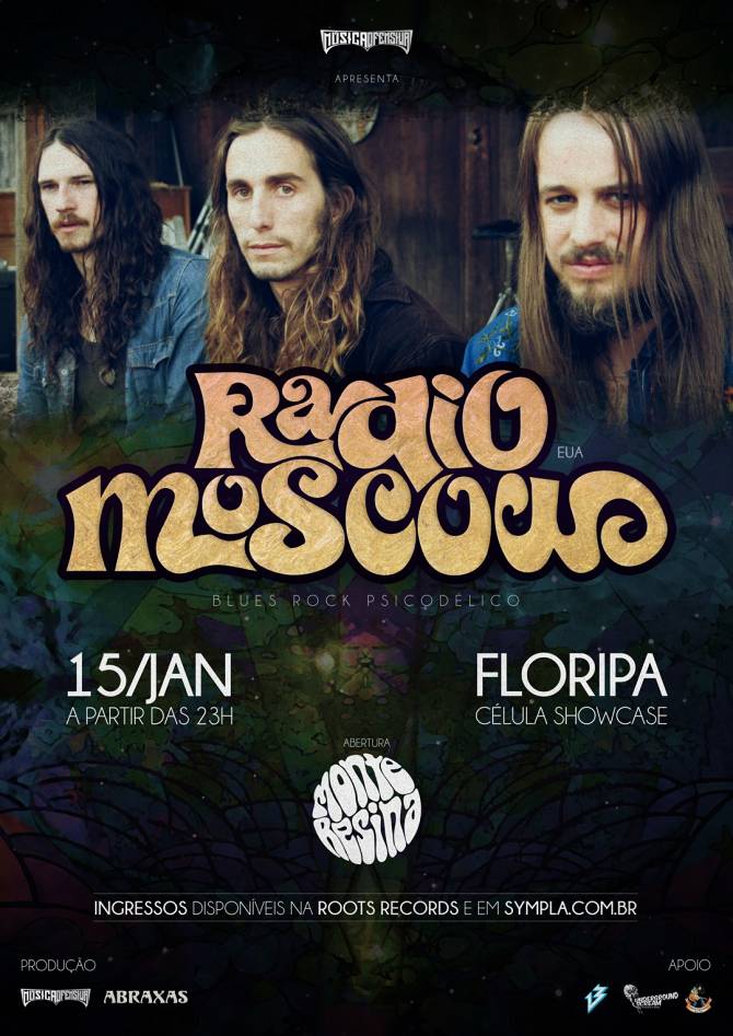 Banda americana de rock psicodélico Radio Moscow retorna a Floripa em janeiro