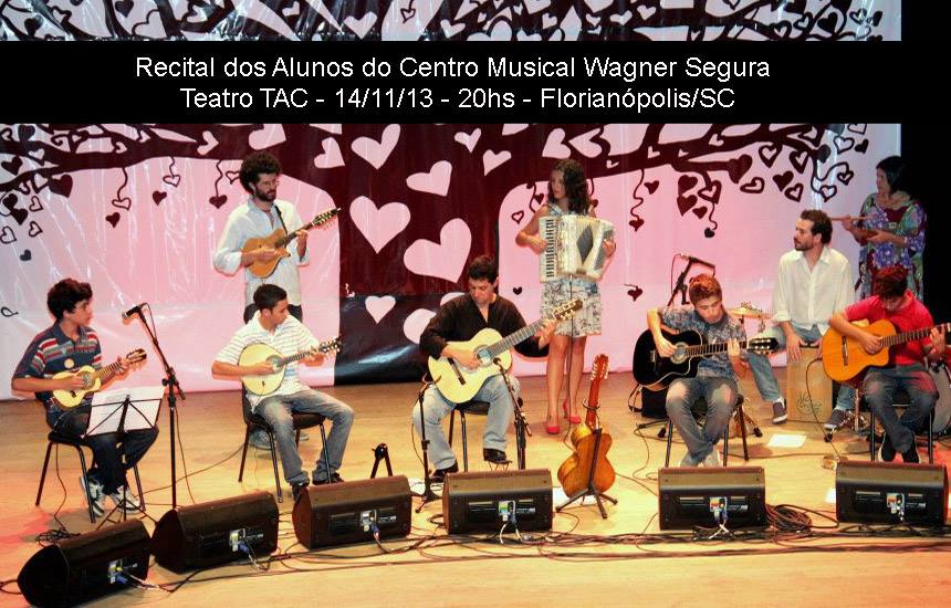 Recital dos alunos do Centro Musical Wagner Segura