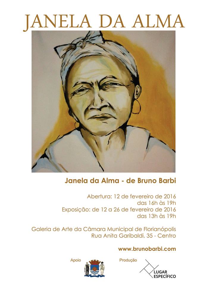 Exposição "Janela da Alma" do artista Bruno Barbi