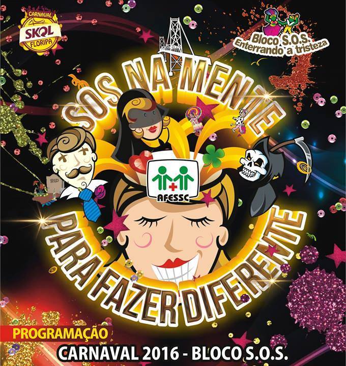 Bloco SOS Enterro da Tristeza - Carnaval de Florianópolis 2016