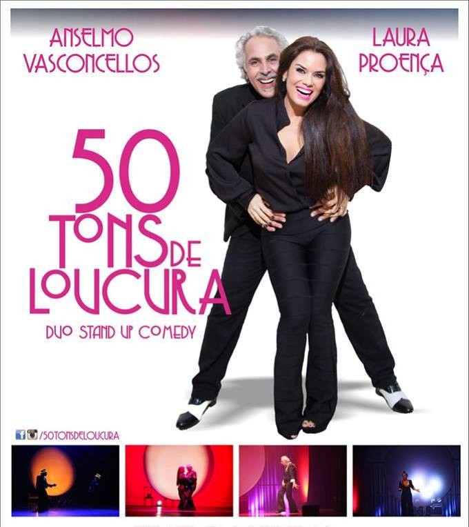 Comédia "50 Tons de Loucura" com Anselmo Vasconcellos e Laura Proença