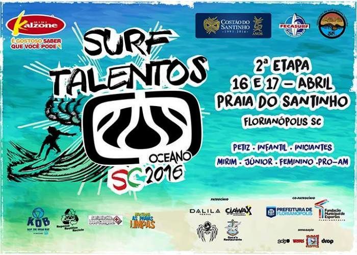 2ª etapa do Circuito Surf Talentos Oceano 2016 na Praia do Santinho