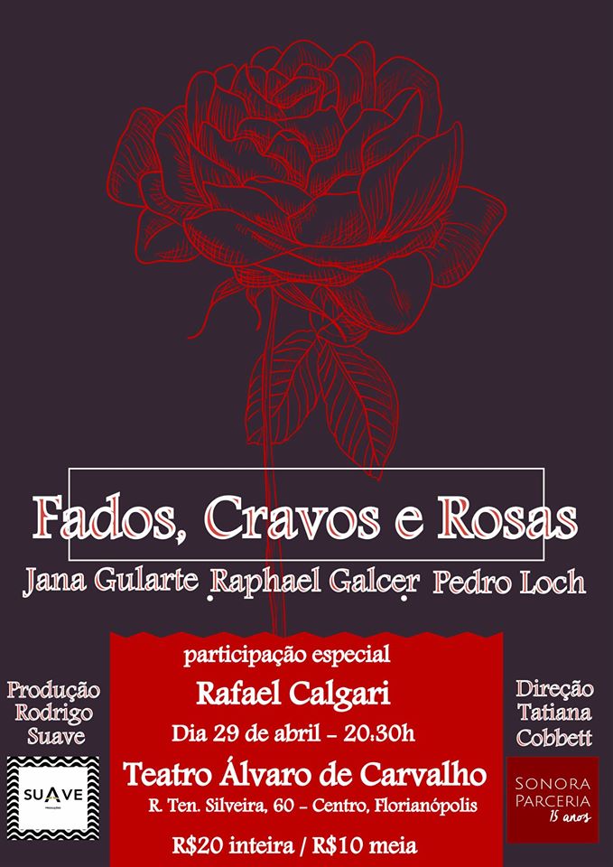 Espetáculo musical "Fados, Cravos e Rosas"