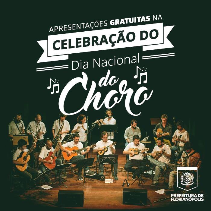 Apresentações gratuitas da Orquestra de Choro da ELM comemoram Dia Nacional do Choro