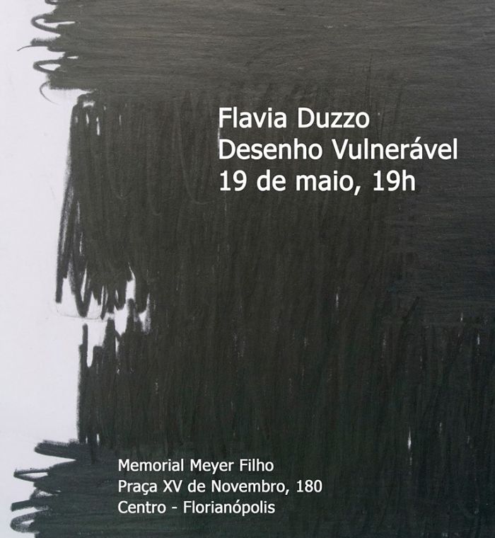 Exposição "Desenho Vulnerável" de Flávia Duzzo