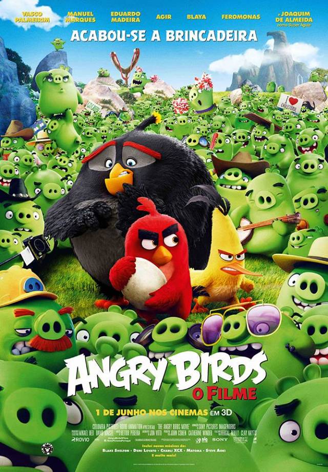 "Angry Birds, O Filme" terá exibição gratuita no Sábado Animado de junho