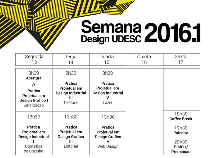 Semana Design Udesc 2016.1