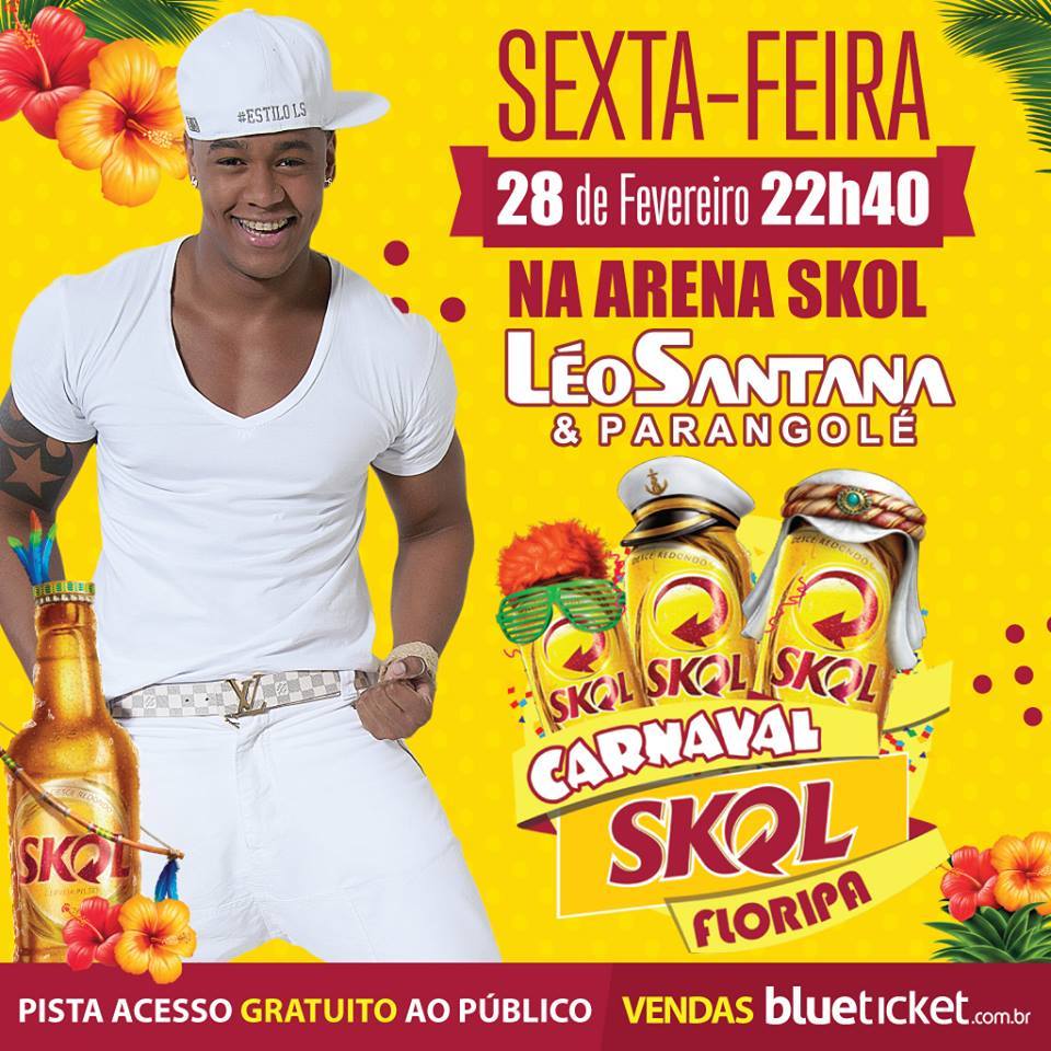 Léo Santana e Parangolé com show gratuito no Carnaval Skol 2014