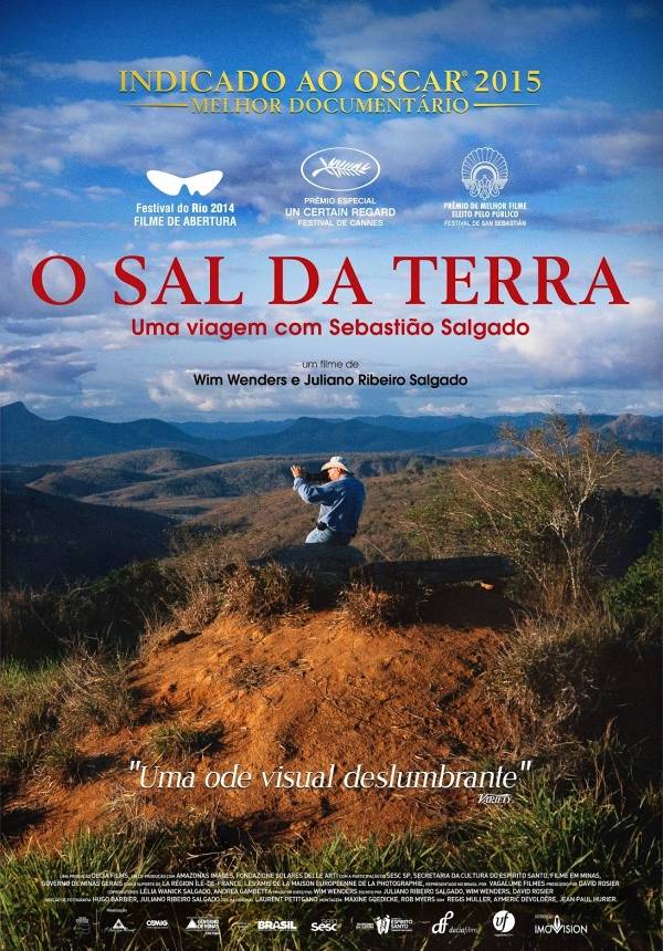 Coletivo PRAIA exibe filme "O Sal da Terra" sobre fotógrafo brasileiro Sebastião Salgado