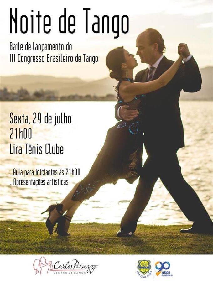 Baile no Lira lança Congresso Brasileiro de Tango com apresentações e aula básica