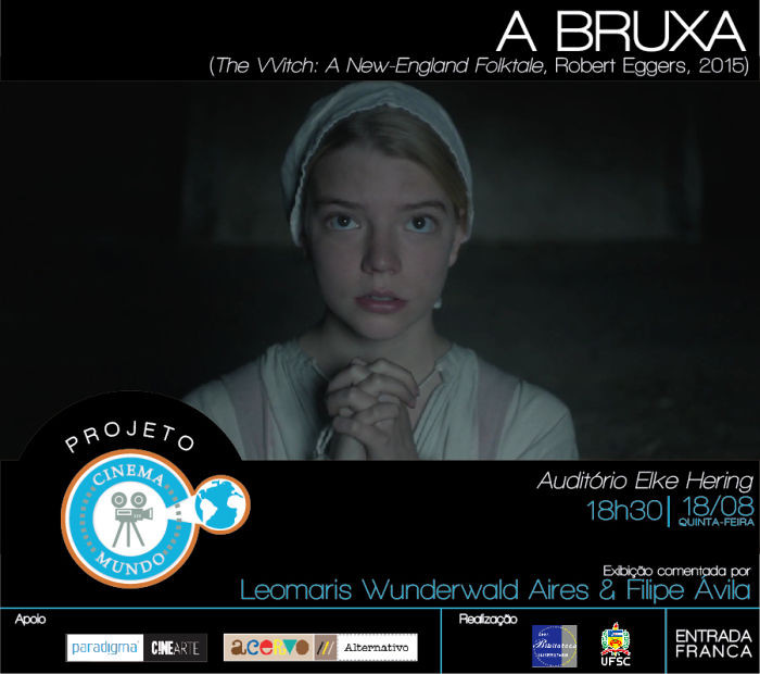 Projeto Cinema Mundo exibe filme "A bruxa" de Robert Eggers