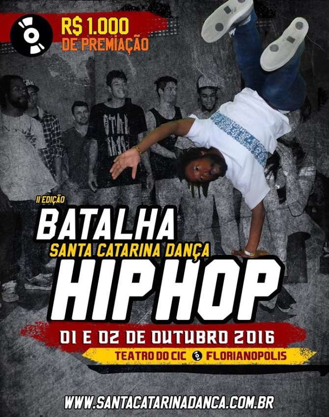 II Batalha de Hip Hop do Festival Santa Catarina Dança