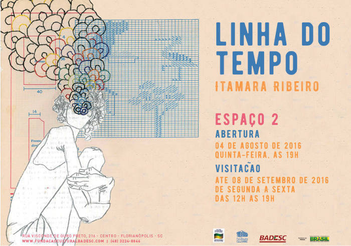 Exposição e lançamento do livro "Linha do Tempo", de Itamara Ribeiro