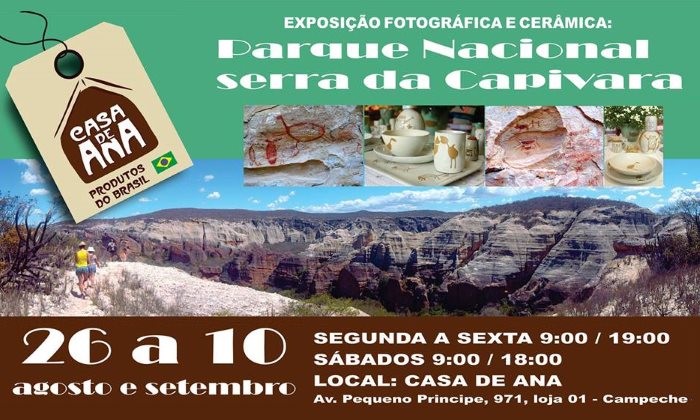 Exposição "SOS Parque Nacional Serra da Capivara"