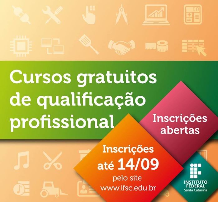 Inscrições para 2.008 vagas em 51 cursos gratuitos de qualificação profissional
