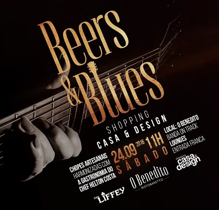 1ª edição do Beers & Blues reúne boa gastronomia, chopes artesanais e show ao vivo