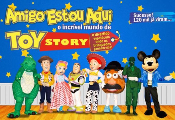 Espetáculo "Incrível mundo de Toy Story"