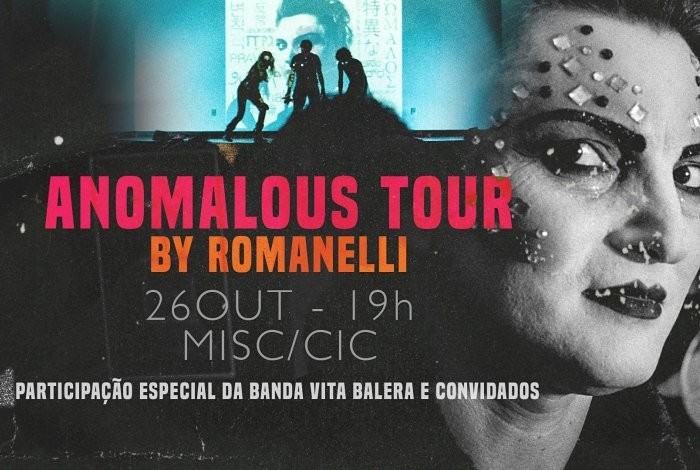 Romanelli apresenta show gratuito da turnê Anomalous e exposição audiovisual