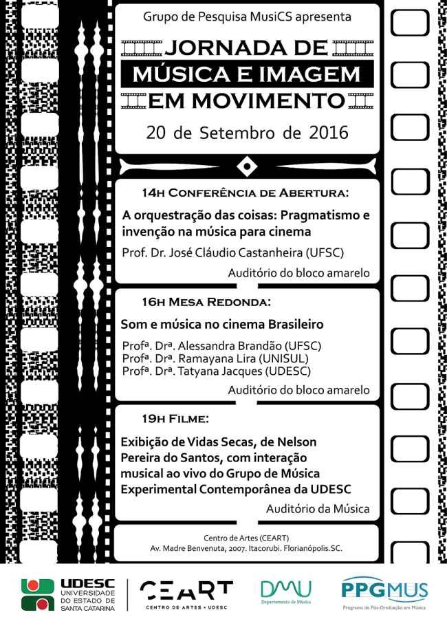 Jornada de Música e Imagem em Movimento exibe filme brasileiro com interação musical ao vivo