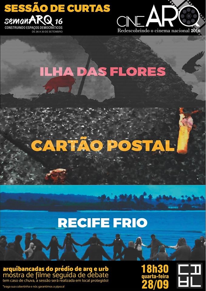 CineARQ exibe três curtas brasileiros ao ar livre com a temática "Cidade e Sociedade"