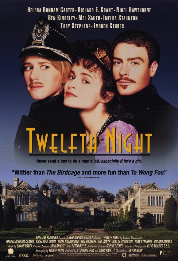 Mostra de Comédias Shakespearianas exibe "Noite de Reis" (1996) de Trevor Nunn
