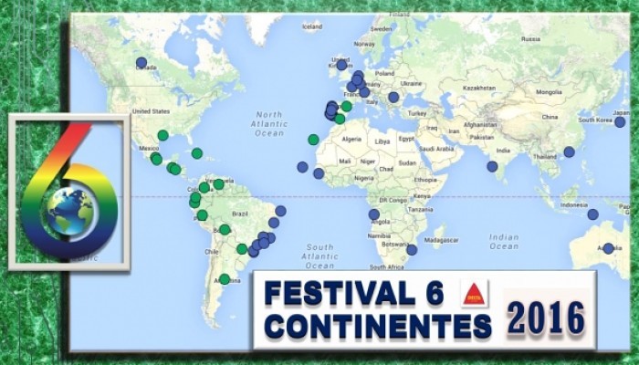 3º Festival Seis Continentes ocorre simultaneamente em mais de 120 cidades e 30 países