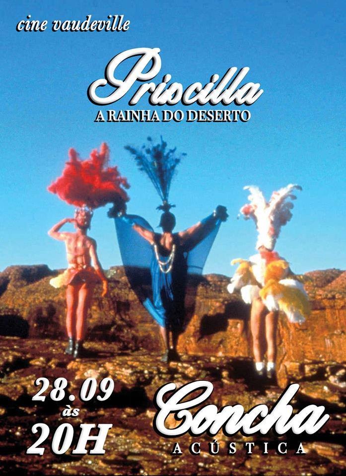 Cine Vaudeville exibe "Priscilla, a Rainha do Deserto" ao ar livre de graça