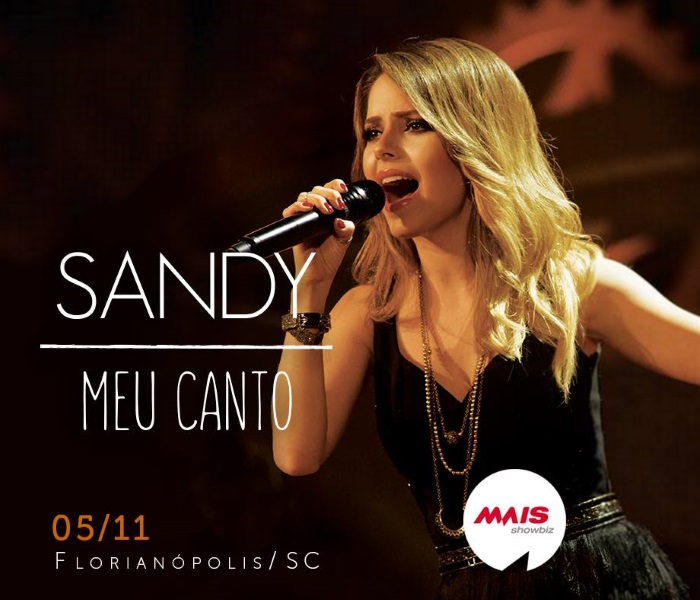 Sandy apresenta show da turnê "Meu Canto"