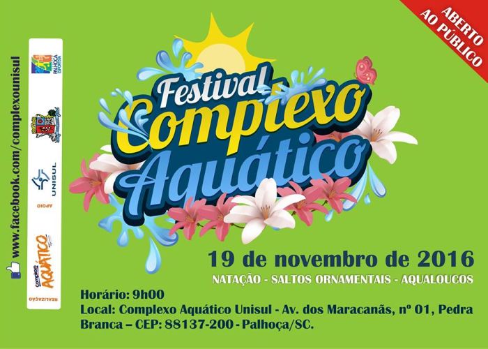 Festival Complexo Aquático com participação de mais de 700 crianças