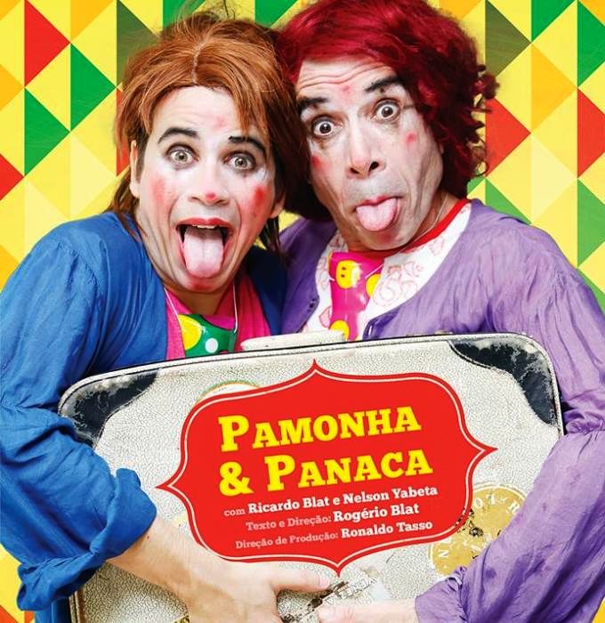 Espetáculo infantil "Pamonha e Panaca" com Ricardo Blat e Nelson Yabeta