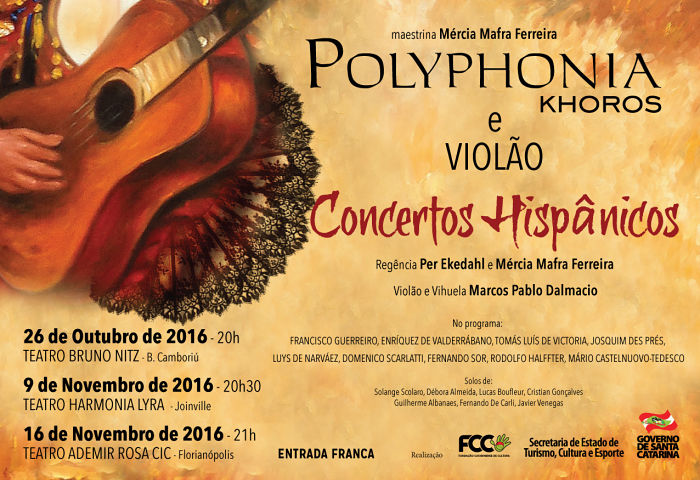 Concerto Hispânico com Polyphonia Khoros e Marcos Pablo Dalmacio