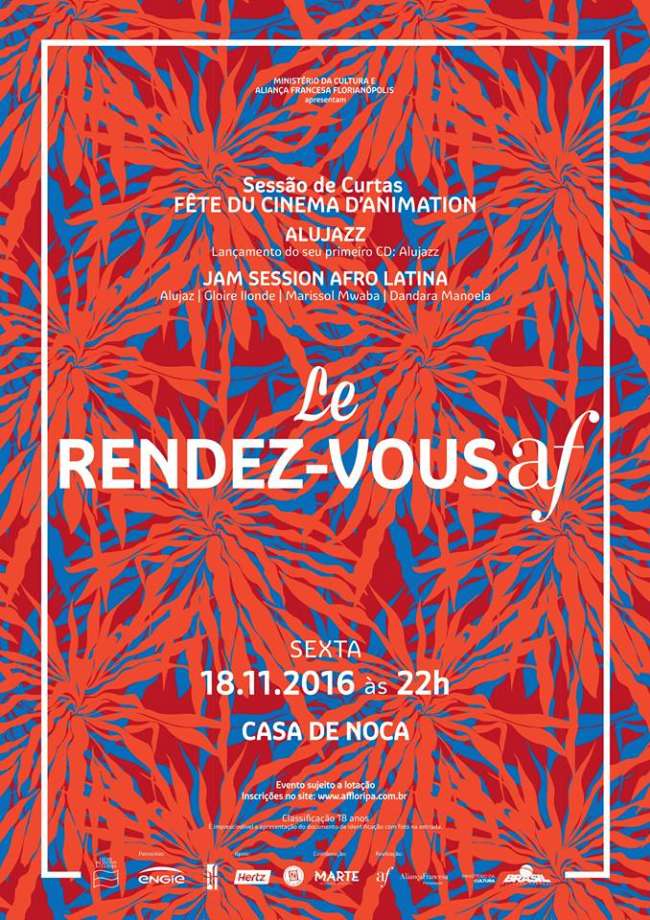 Le Rendez-vous AF com show de Alujazz, Jam Session Afro Latina e curtas franceses
