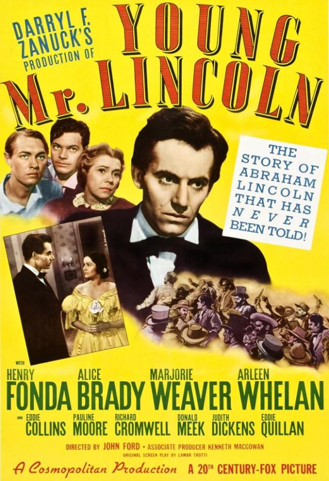 Cineclube Badesc exibe "A Mocidade de Lincoln" (Young Mr. Lincoln, EUA, 1939) de John Ford