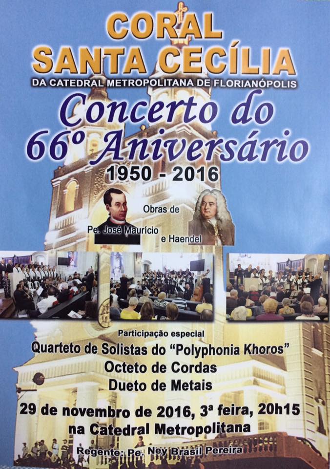 Concerto do 66º Aniversário do Coral Santa Cecília