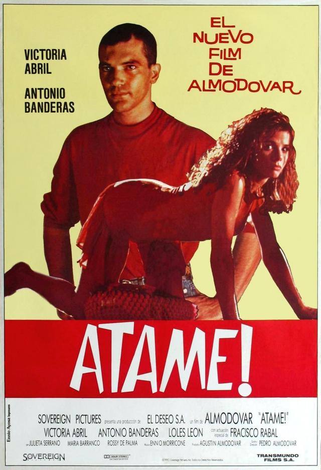 Cineclube Badesc exibe "Ata-me" (¡Átame! Espanha. 1990.) de Pedro Almodóvar
