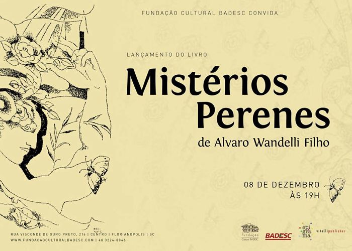 Alvaro Wandelli Filho lança livro "Mistérios Perenes" com ilustrações de Rodrigo de Haro