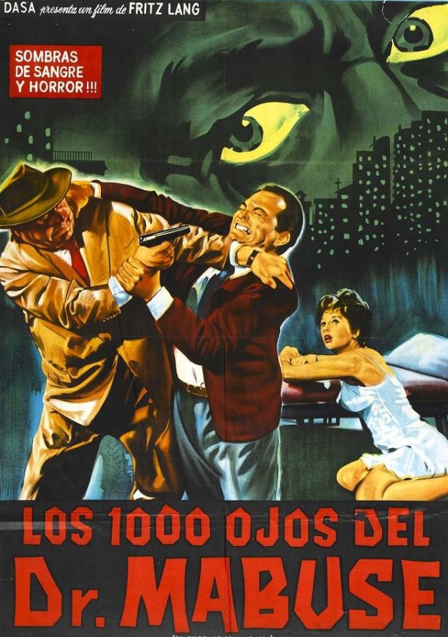 Cineclube Badesc exibe "Os Mil Olhos do Dr. Mabuse" (1960) de Fritz Lang