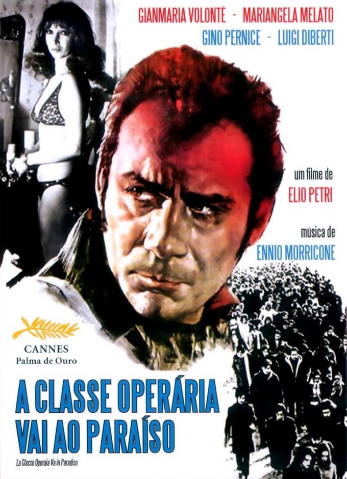 Cineclube Badesc exibe "A Classe Operária Vai ao Paraíso" (1971) de Elio Petri