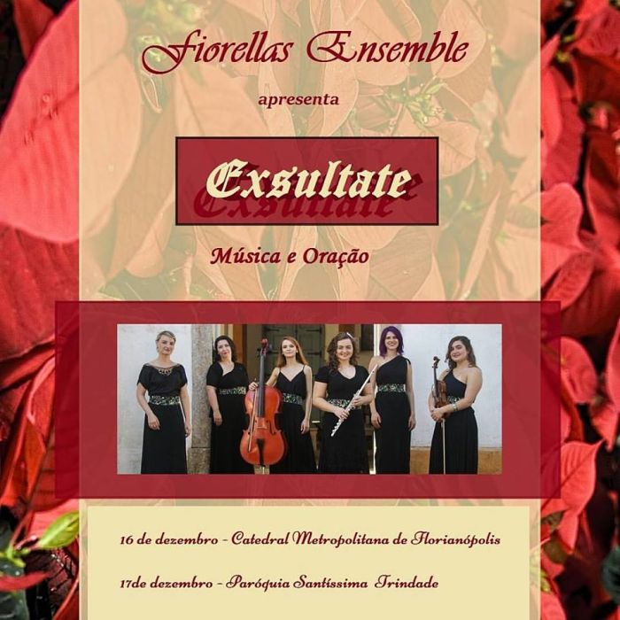 Concerto de música sacra "Exsultate. Música e Oração" de Fiorellas Ensemble
