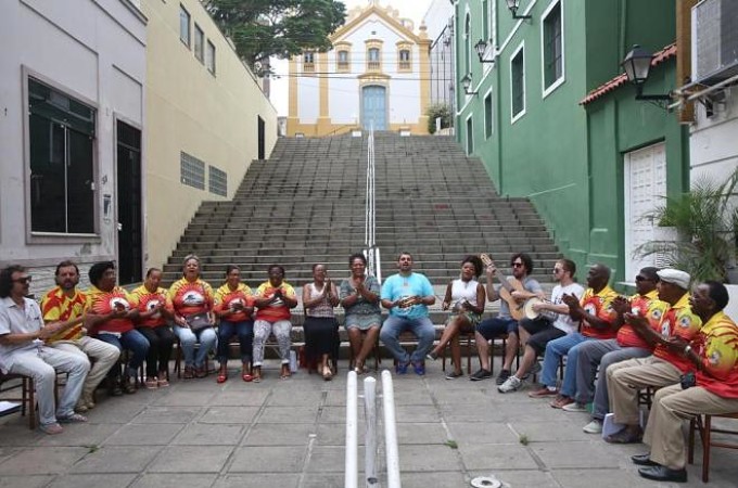 Samba de Terreiro acontece na Escadaria do Rosário