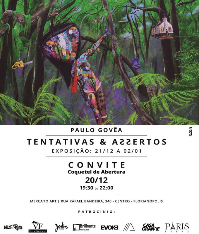 Exposição ​"Tentativas & Assertos" de Paulo Govêa