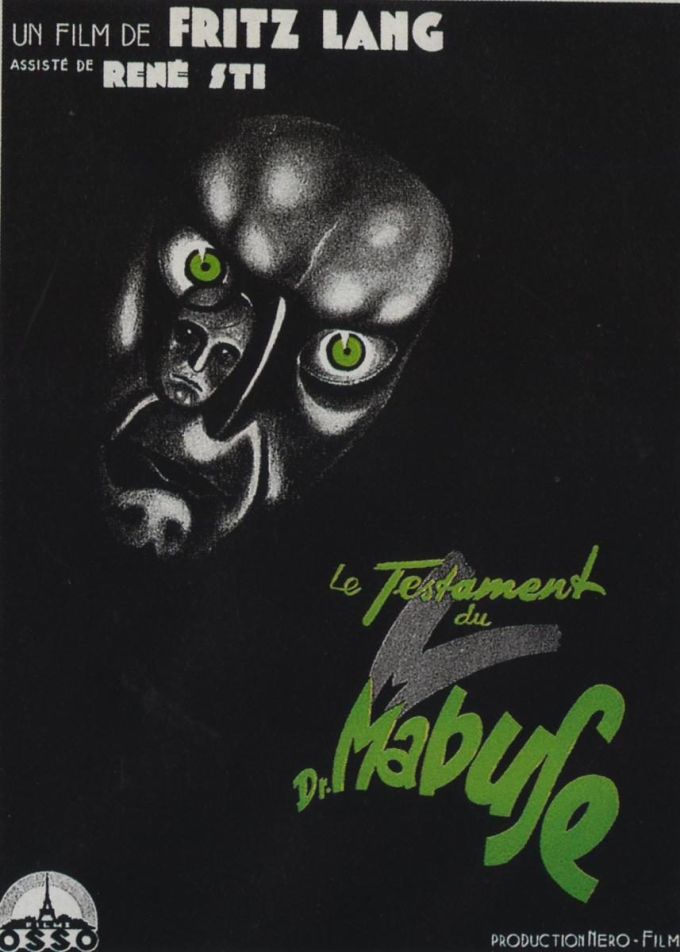 Cineclube Badesc exibe "O Testamento do Dr. Mabuse" (1933) de Fritz Lang