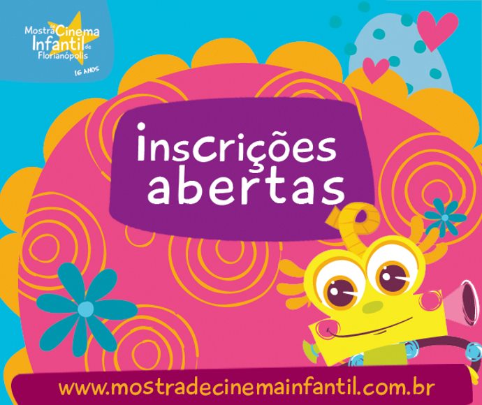 Inscrições para a 16ª Mostra de Cinema Infantil de Florianópolis