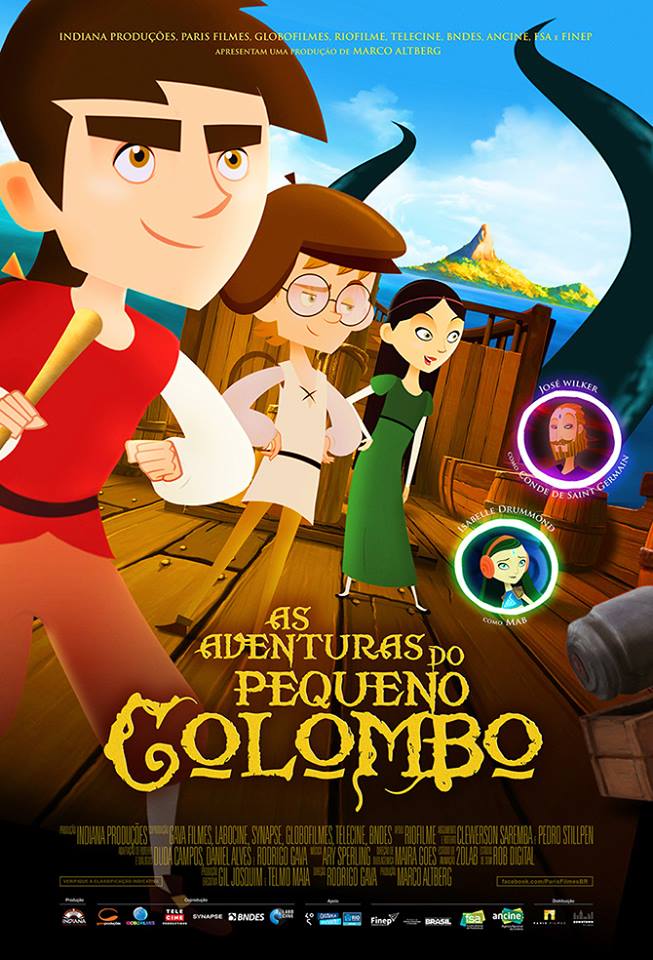 Cineclube Infantil exibe longa brasileiro "As Aventuras do Pequeno Colombo"