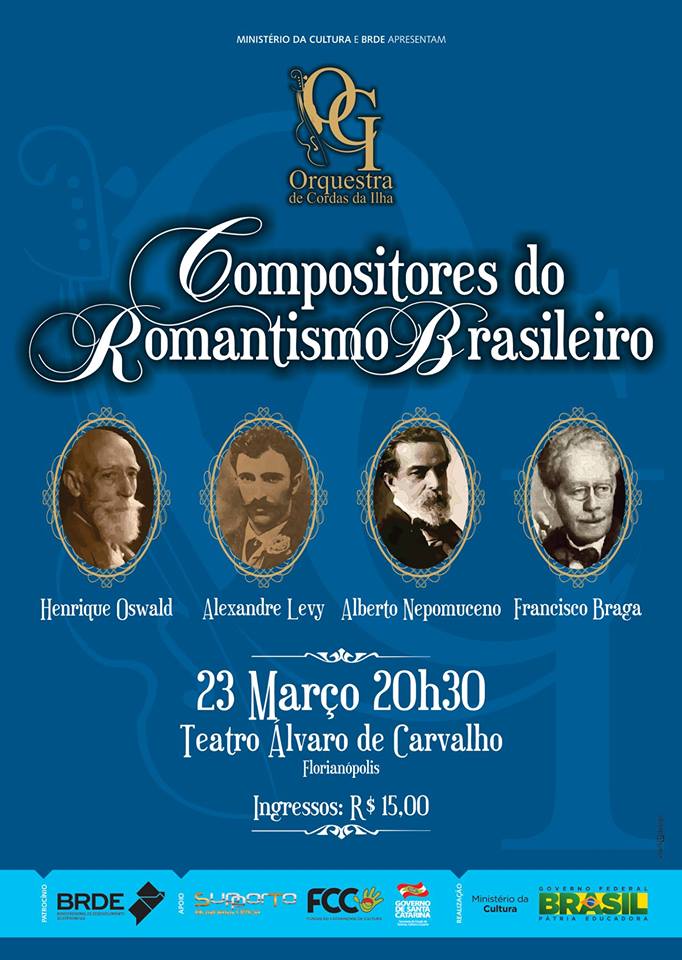 Concerto "Compositores do Romantismo Brasileiro" da Orquestra de Cordas da Ilha