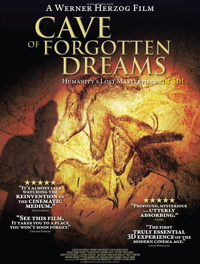 Cineclube Badesc exibe "A Caverna dos Sonhos Esquecidos" (Cave of Forgotten Dreams) de Werner Herzog