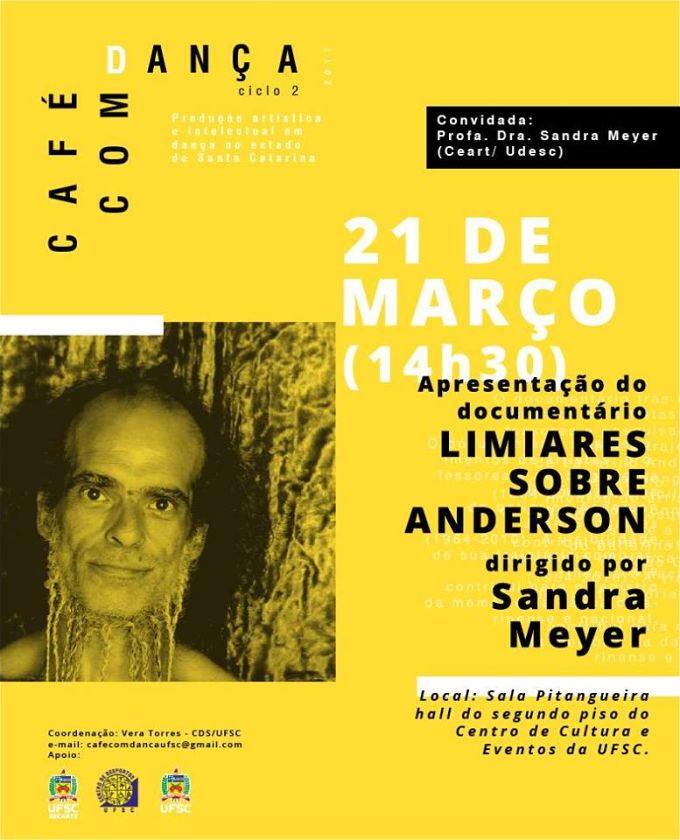 Novo ciclo do Café com Dança apresenta documentário "Limiares sobre Anderson"
