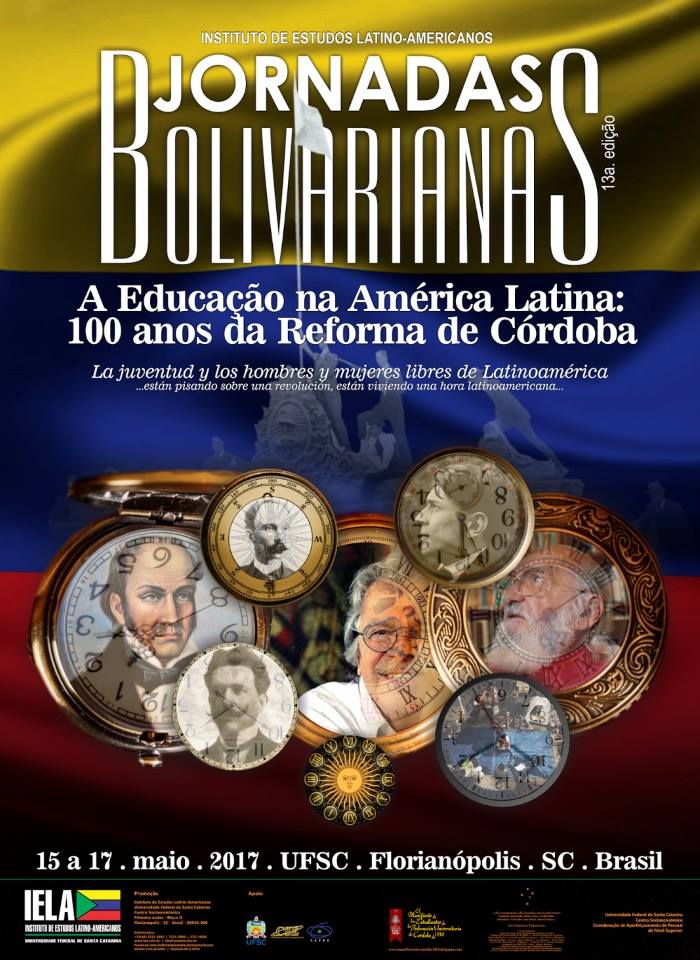 13ª Jornadas Bolivarianas "A educação na América Latina e os 100 anos da Reforma de Córdoba"